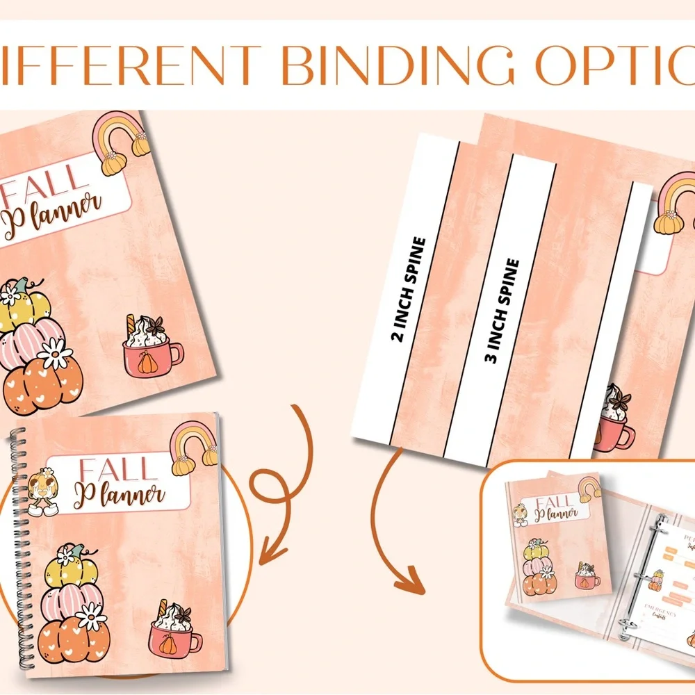 Fall Planner with Cute Illustrations
